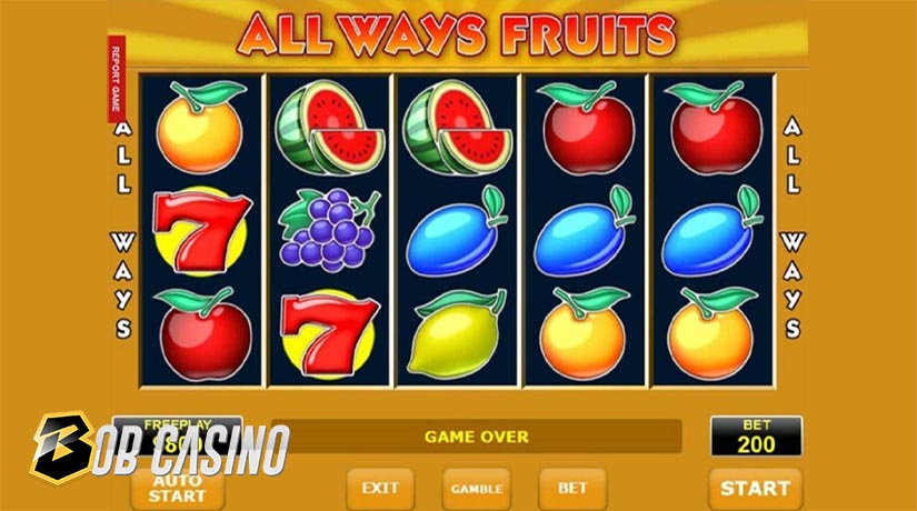 All Ways Fruits Slot from Amatic Gaming