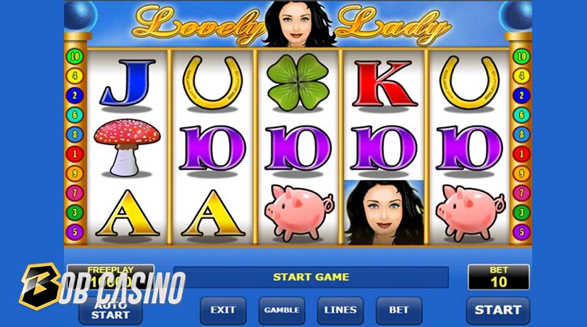 Lovely Lady Deluxe slot is available for free play at Bob Casino's Amatic section.