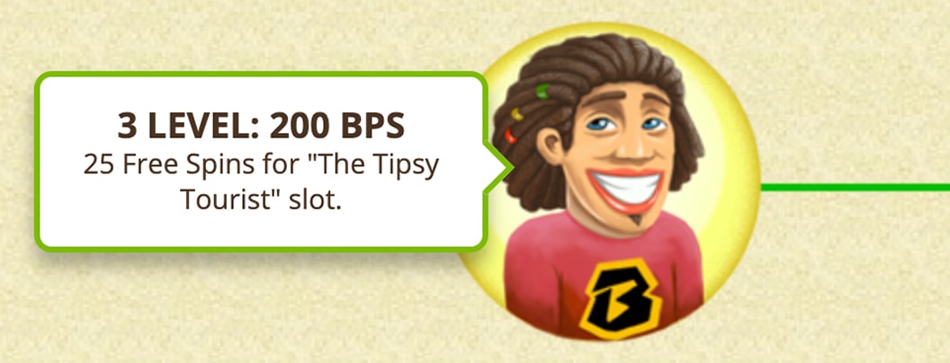 200 redeemable comp points on Bob Casino.