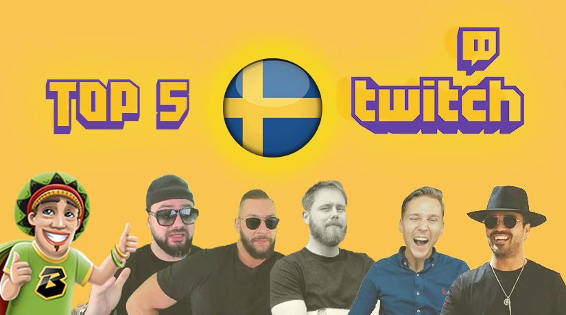 Top 5 Twitch Casino Streamers from Sweden