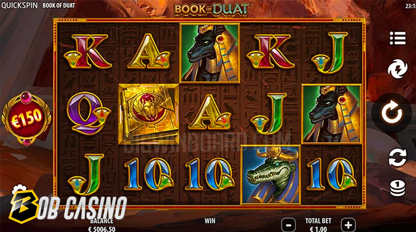 Book of Duat slot reels