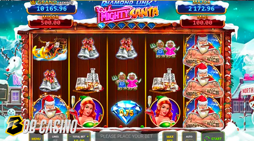 Diamond Link Mighty Santa Slot