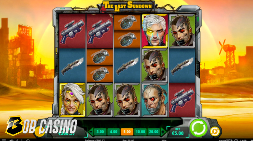 The Last Sundown slot reminiscent to Borderlands video game.