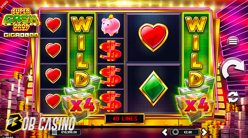 Super Cash Drop Gigablox Slot