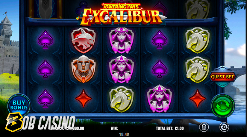 Towering Pays- Excalibur Slot